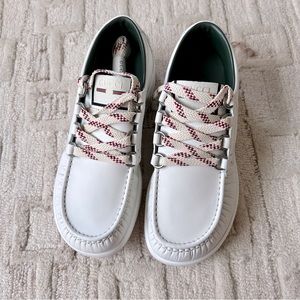 NIB Authentic Gucci Calfskin Leather Sneakers White 38